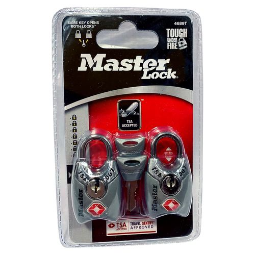 2 Candados Para Equipaje 4689T - 25MM