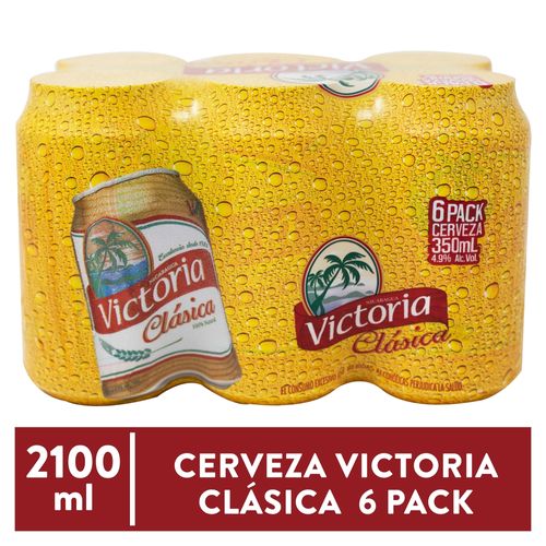 Cerveza Victoria Cl Six Pack Lata 350 Ml