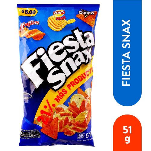 Snack Frito Lay DeTodito Fiesta Snax - 51 g