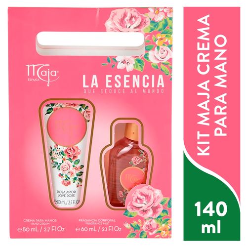 Kit Maja Crema Para Mano Y Splash 140 Ml