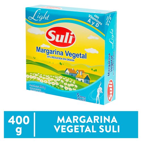 Margarina Suli Light 25% Reducción en Grasa - 400 g