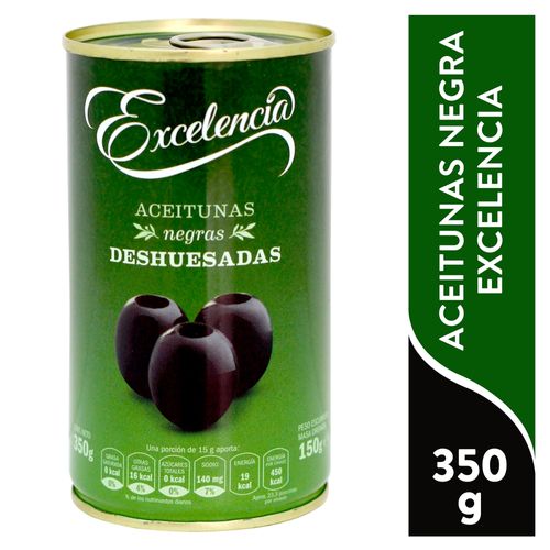 Aceitunas Excelencia Negra Deshuesada - 350 g