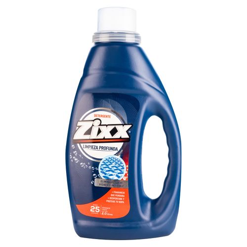 Detergente Liquido Zixx Azul 2000 ml