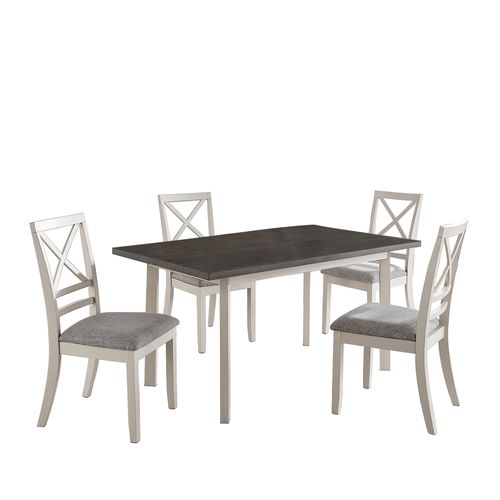 Set Mainstays comedor color blanco - 7 Pzas