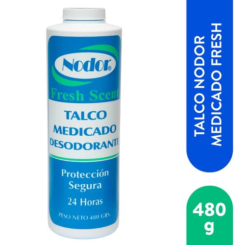 Talco Medicado Nodor Fresh - 480 g