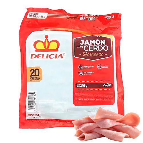Jamón Delicia Cerdo Horneado - 350 g