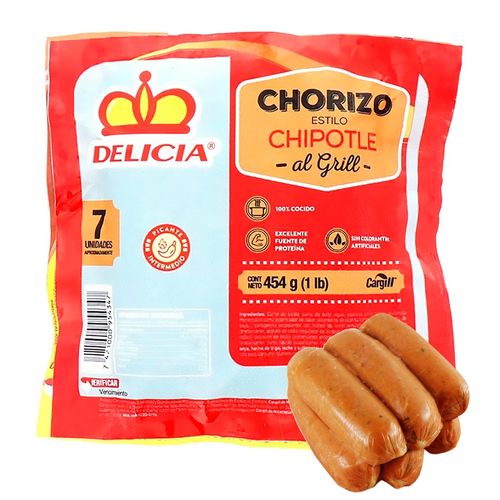 Chorizo Delicia Chipotle al Grill - 454 g