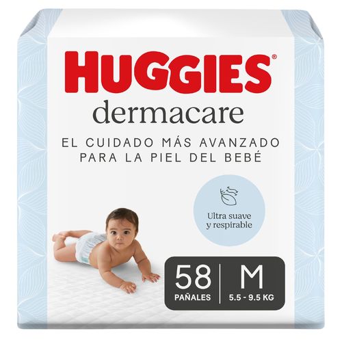 Pañales Huggies Dermacare Etapa 2/M - 58 Unidades
