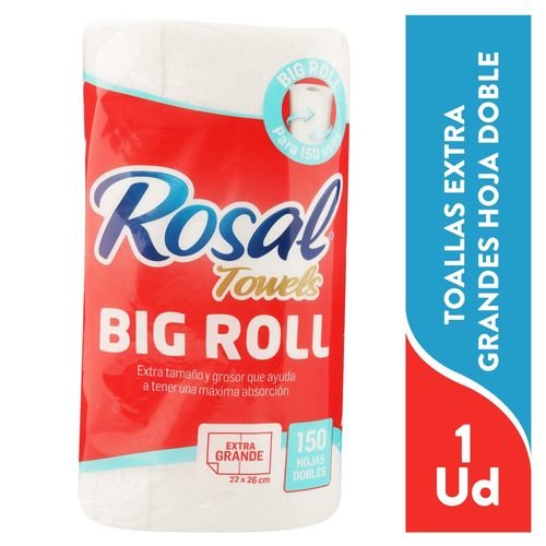 Papel Toalla Rosal Hd 150hj 1r Big Roll