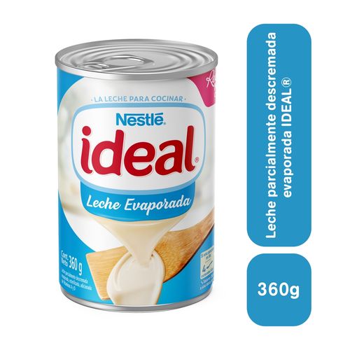 Leche Evaporada Ideal Nestlé, lata -360g