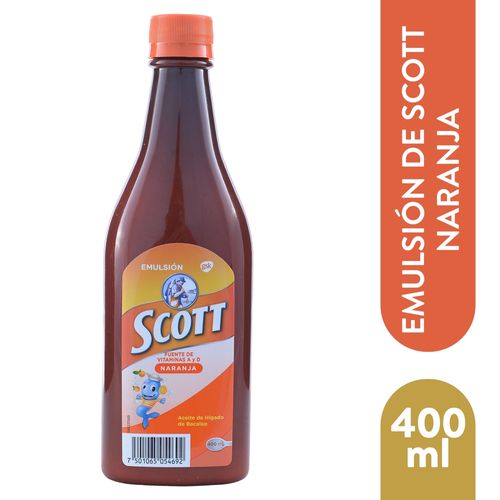 Emulsión Scott sabor naranja - 400 ml