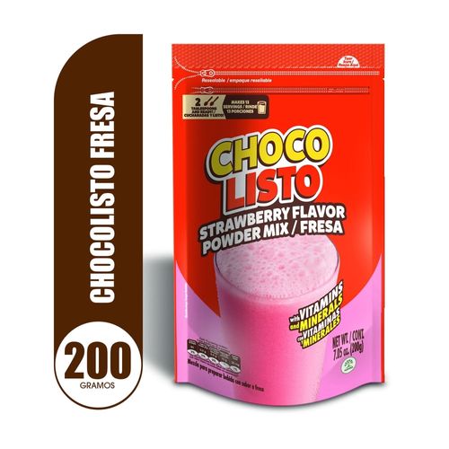 Choco Listo Modificado Sabor Fresa - 200 g