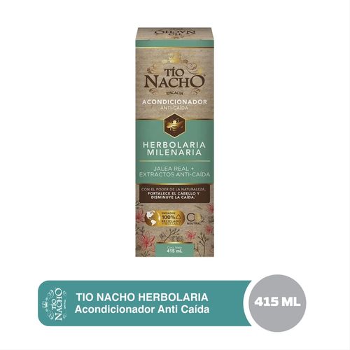Acondicionador Tío Nacho Herbolaria Milenaria Jalea Real + Extractos Anti-caída -415 ml