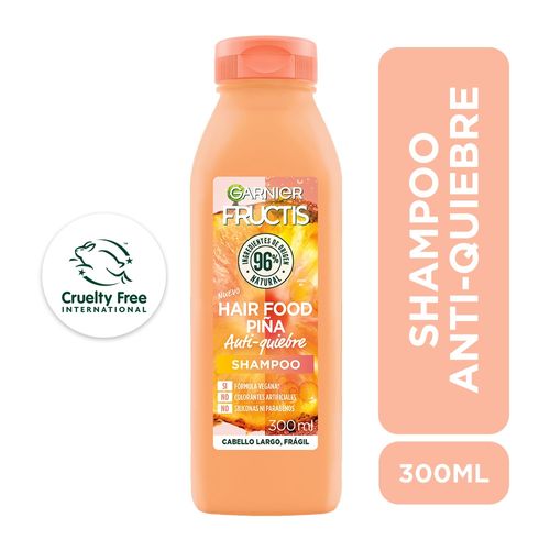 Shampoo Anti-Quiebre Garnier Fructis Hair Food Piña - 300 ml