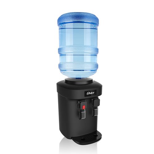 Dispensador de Agua Oster Mod OS-WD522B Color Negro, De mesa, Soporta botellones de 3 – 5 galones.