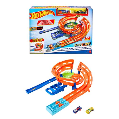Juguete Hot Wheels action circuito giro veloz