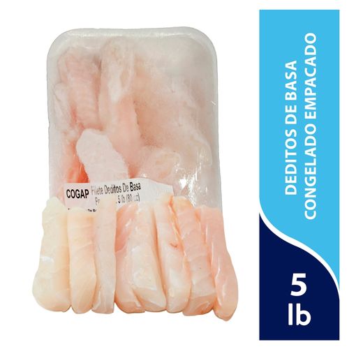 Deditos de Basa Congelado Empacado Lb
