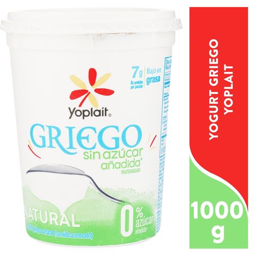 Yogurt Griego Yoplait Sin Azucar 1000 Gr