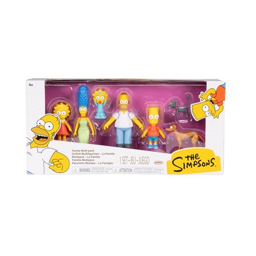 Figuras Los Simpsons multipack familia - 7 Pzas