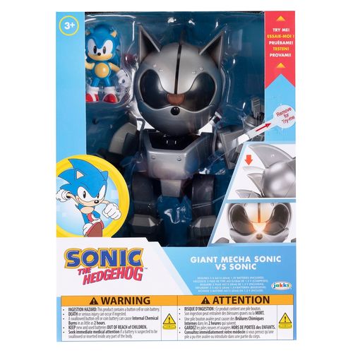 Figura Sonic Feature Mecha Sonic colorido - 2 Uds
