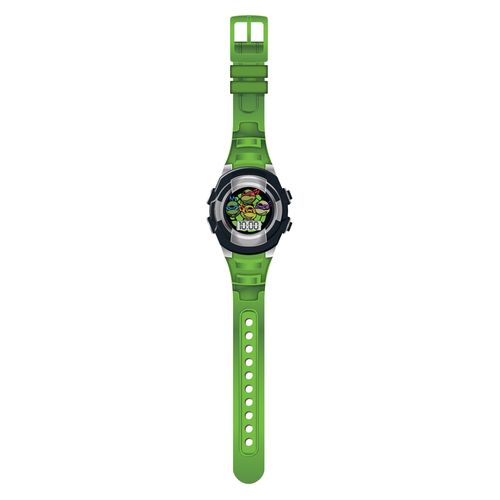 Reloj Accutime Tortugas Ninja Led Parpadeante