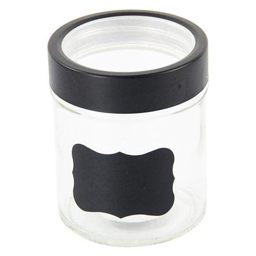 Canister Vidrio Pizarron Redondo Zibo