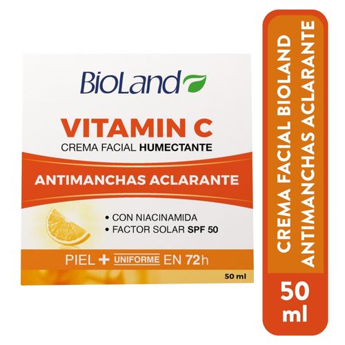 Crema Bioland Aclarado Humectante 50ml
