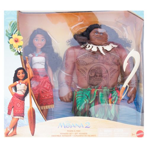 Muñeca Moana Mattel Garland y semi dios