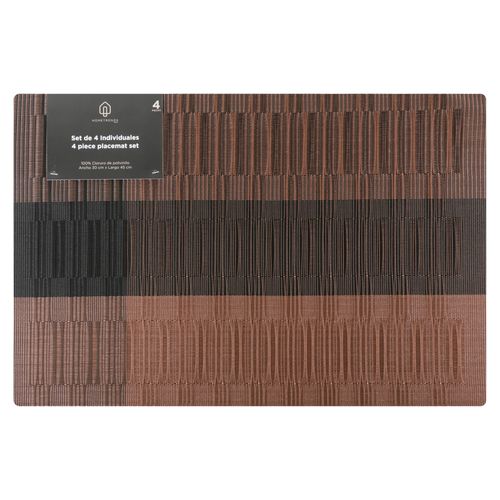 Accesorios Para Baño Hometrends Set De Alfombras De Plastico De 4 p