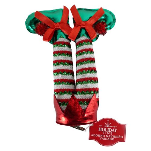 Clip Holiday Time Diseño Zapatos Navideños