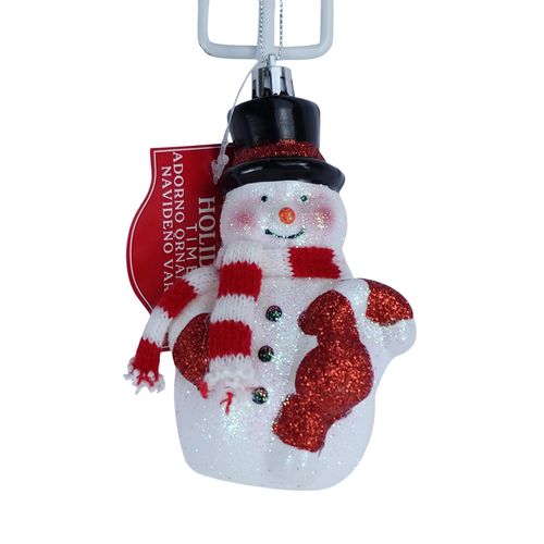 Ornamento Holiday Time hombre de nieve navideño