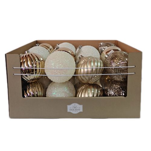 Esfera Holiday Time color Blanca Ó Dorada - 150 mm