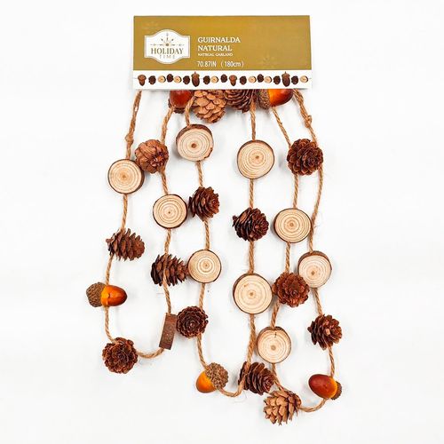Guirnalda Holiday Time Natural - 180 cm