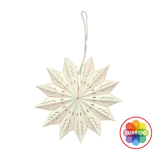 Adorno Holiday Time Colgante Snowflake - 17 cm