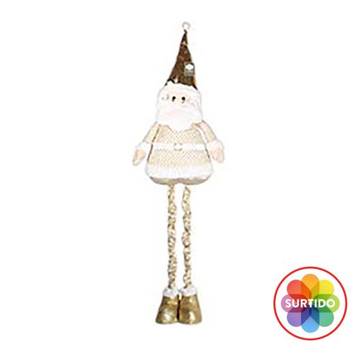 Figura Holiday Time De Tela Extendib Color Dorada - 125 cm