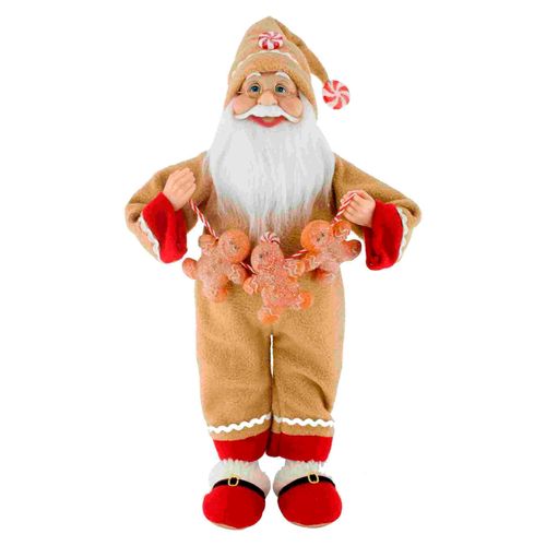 Adorno Decorativo Holiday Time Santa Claus Galleta - 18 pulgadas
