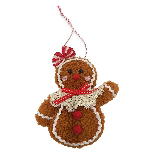 Adorno Holiday Time árbol galletita de jenjibre