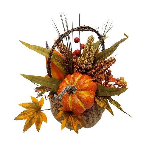 Calabaza Holiday Time decorada Halloween