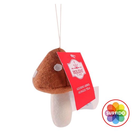 Adorno Holidar Time Para Árbol Hongos De Tela