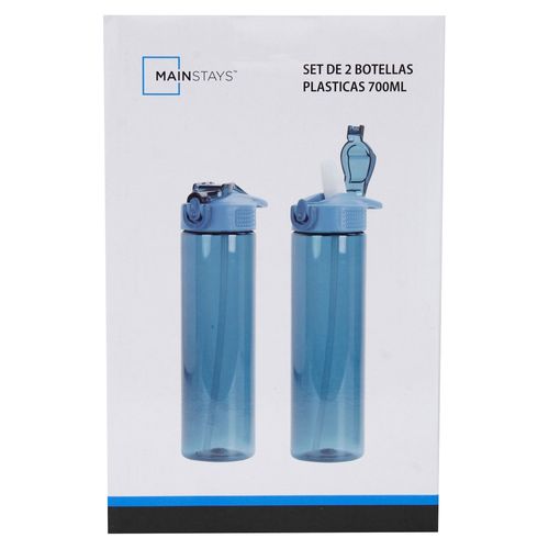 Set De 2 Botellas Plasticas 700ml