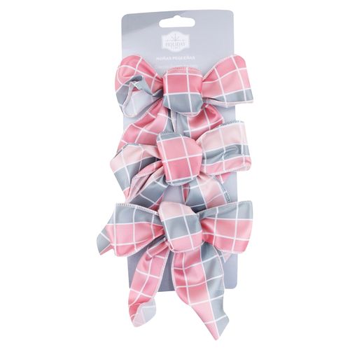 Moñas Holiday Time Pequeñas 12 x 12 cm - 3 Uds