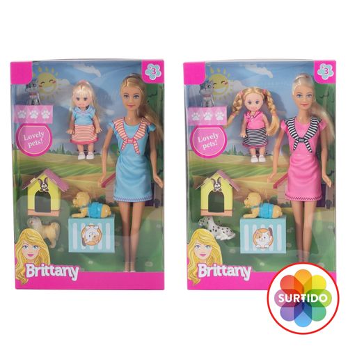Muñeca Brittany con mascotas surtido