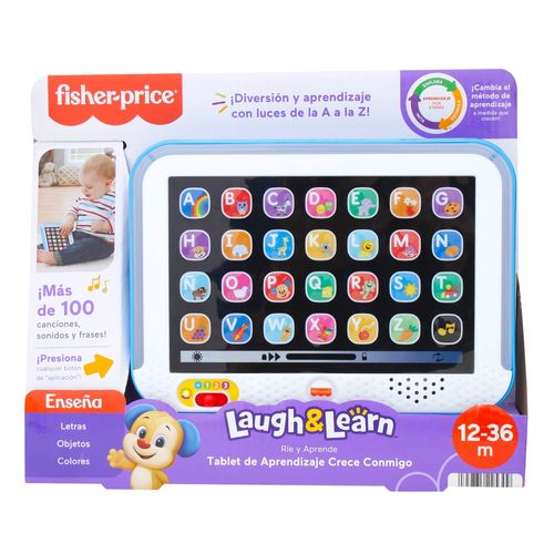 Juguete Fisher-Price tablet aprendizaje crece conmigo azul