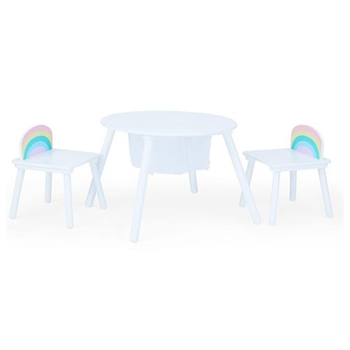 Set de mesa con sillas de madera Teamson Kids