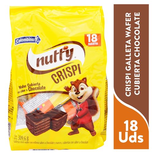 Chocolate Colombina Nutty Crispi 310g