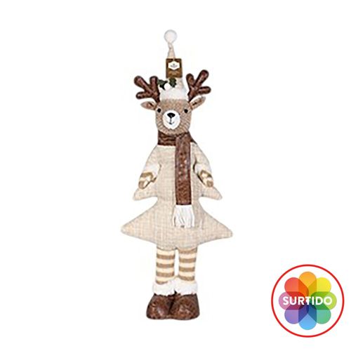 Figura Holiday Time de tela de pie - 55 cm