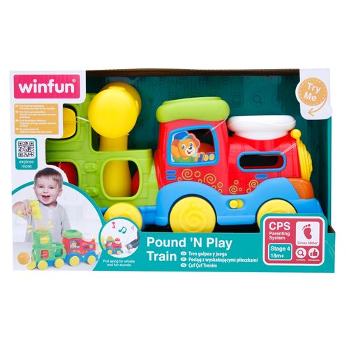 Juguete Winfin tren golpea y juega plástico