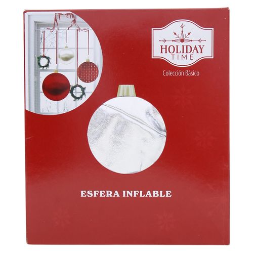 Esfera inflable Holiday Time navideño colección básico