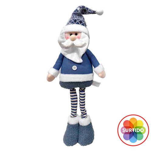 Figura Holiday Time de tela parada color azul diseño surtido - 44 cm
