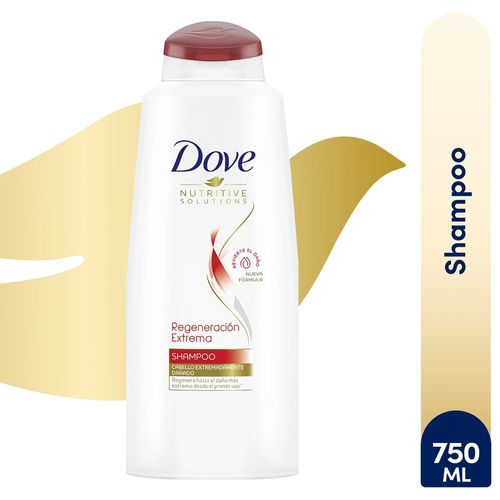 Shampoo Dove Regeneracion Extrema en Líquido - 750 ml
